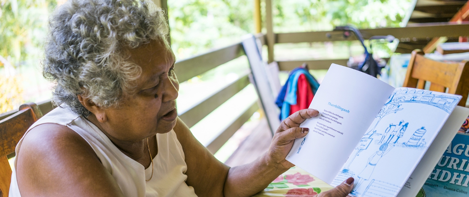 Irene Hammet 2014 – Publication of first Guugu Yimidhirr children’s poetry book